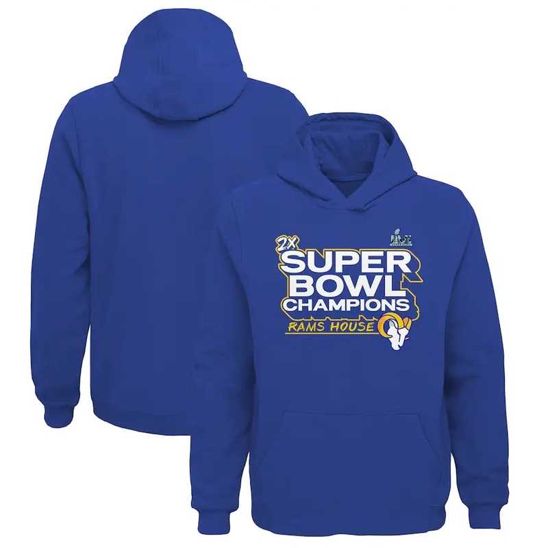 Los Angeles Rams Fanatics Branded Youth Super Bowl LVI Champions Parade Pullover Hoodie Royal,We sell and wholesale Los Angeles Rams Fanatics Branded Youth Super Bowl LVI Champions Parade Pullover Hoodie Royal on line form chian!